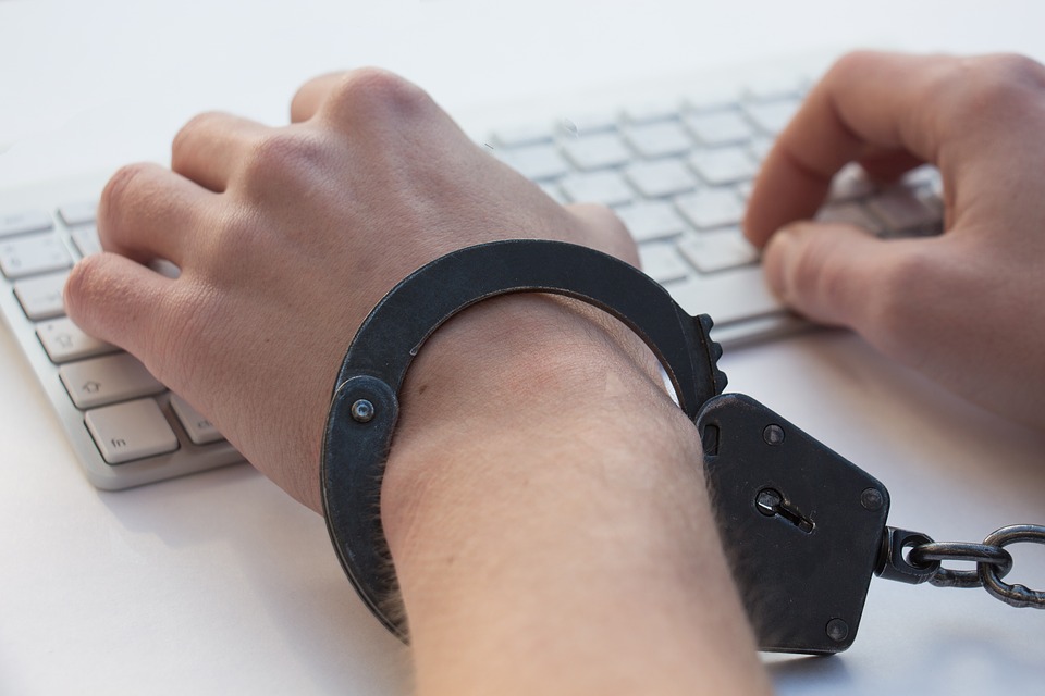 handcuffed and keyboard